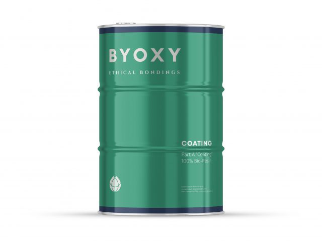 Part A coating 100% bio-resin barrel